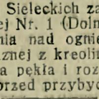 Wybuch kreoliny, 1925