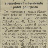 Niebezpieczny awanturnik, 1925