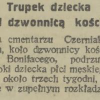 Trupek dziecka, 1925