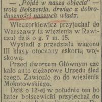 Wieczorkiewicz, 1925