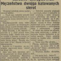 Dziecko ukrzyżowane, 1925