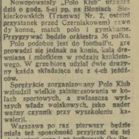 Mecz Polo-Klubu, 1925