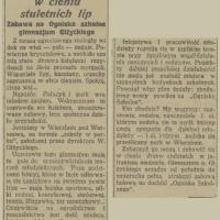 W cieniu lip, 1925