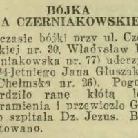 Bójka na Czerniakowskiej, 1925