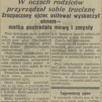 Samobójstwo studenta, 1925