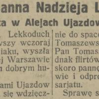 Panna Lekkoduch, 1925