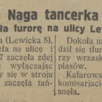 Naga tancerka. 1925