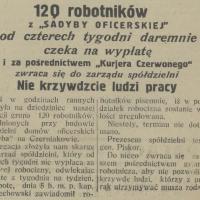 Nie krzywdzcie ludzi pracy, 1925