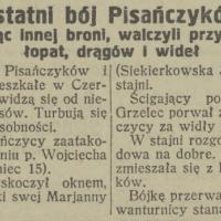 Ostatni bój Pisańczyków. 1925