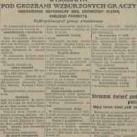 Awantura na wyścigach. 1925.