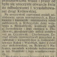 Auta śmigać będą, 1925