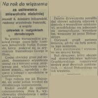 Na rok do więzienia, 1926
