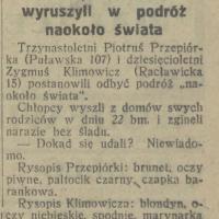 Naokoło świata, 1926