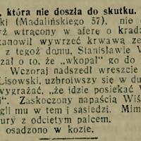 Zbrodnia niedoszła, 1926