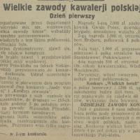 Wielkie zawody konne