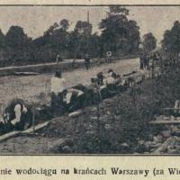 Zakładanie wodociągu Zakładanie wodociągu, 1926