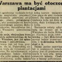 Otoczona plantacjami, 1926