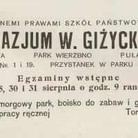 Kilkudziesięciomorgowy park Kilkudziesięciomorgowy park, 1926
