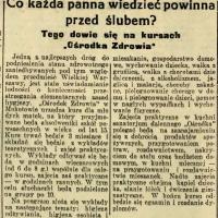 Co każda panna, 1927