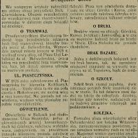 Bolączki Sielc, 1927