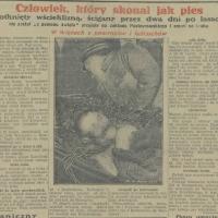 Dotknięty wścieklizną, 1927