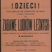 Zabawa ludków leśnych, 1927