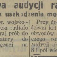 Przerwa w nadawaniu, 1927