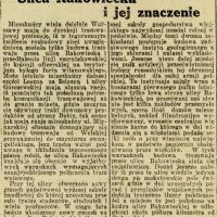 Znaczenie Rakowieckiej, 1927