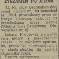 Zygzakiem Zygzakiem, 1927