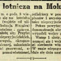 Wojna lotnicza, 1927