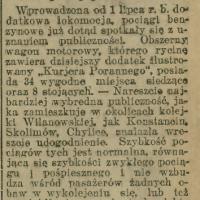Nowa lokomocja, 1927