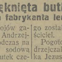 Peknięta butla Peknięta butla, 1927