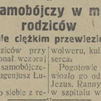 Zamach samobójczy Zamach samobójczy, 1927