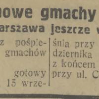 Nowy gmach, 1927