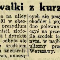 Walka z kurzem, 1927