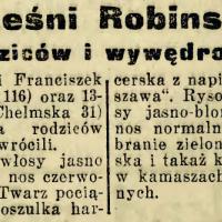 Robinsonowie, 1927