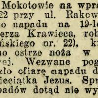 Ostrze noża, 1927