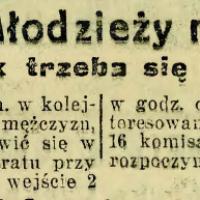 Pobór, 1927