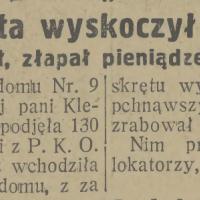 Drab z kąta, 1927