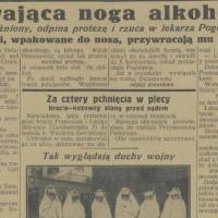 Fruwająca noga, 1927
