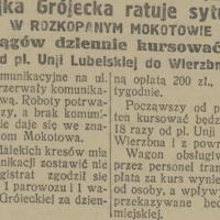 Kolejka ratuje, 1927