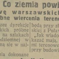 Co ziemia powie, 1927