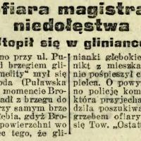 Ofiara Karmelity, 1927