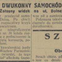 Dwukonny samochód. 1928