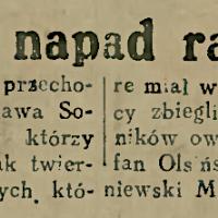 Nieudany napad, 1928