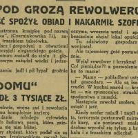 Szofer nakarmiony, 1928