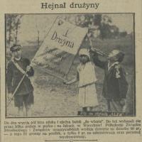 Hejnał drużyny. Park Giżyckiego. 1928