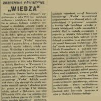 Zrzeszenie Wiedza, 1928