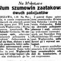 Tłum szumowin, 1928
