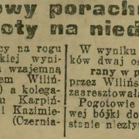 Nożowy porachunek. Puławska róg Rakowieckiej, 1928